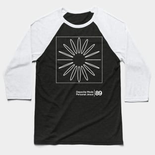 Personal Jesus - Depeche Mode / Minimal Graphic Artwork Baseball T-Shirt